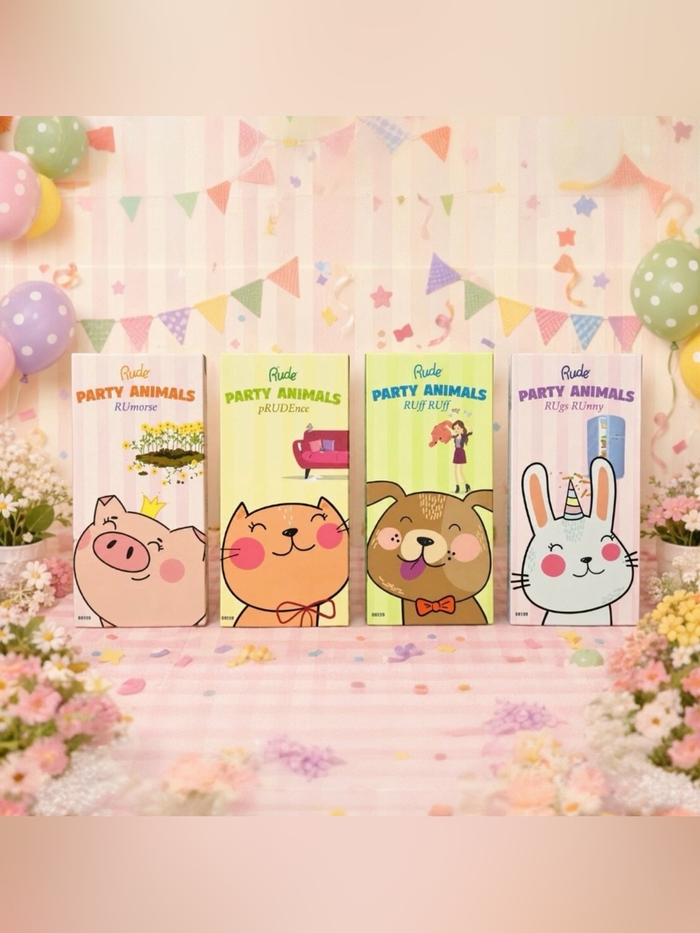 Rude
Party Animals Eyeshadow Set